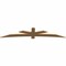 Ekena Millwork Alberta Smooth Timber Gable Bracket, Western Red Cedar, 108"W x 22"H x 1 1/2"D x 5 1/2"F, 5/12 Pitch GBW108X22X0206ALB00SWR - alternate 4